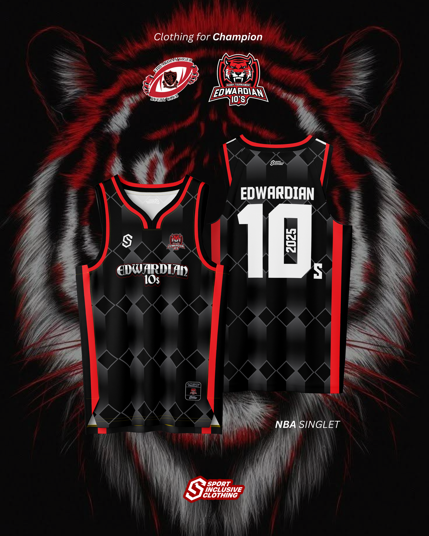 EDWARDIAN 10S NBA SINGLET