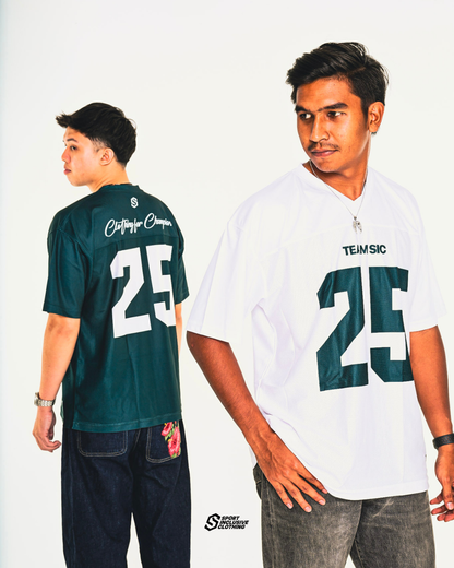 WHITE GREEN TEAMSIC MESH