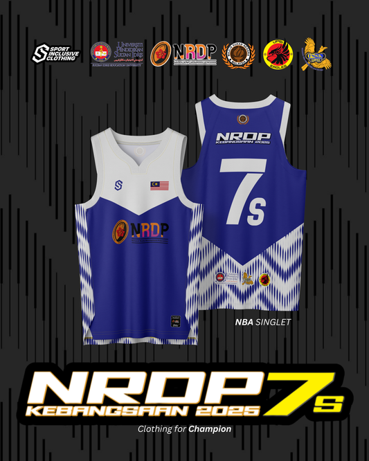 BLUE NRDP7S NBA SINGLET