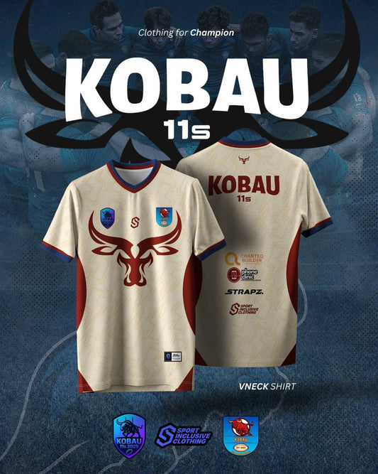 CREAM VNECK KOBAU 11S