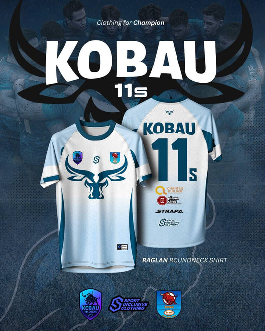WHITE RAGLAN KOBAU 11S